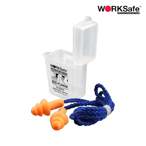 WORKSAFE TRI-FLANGE PLUGS, CORDED
